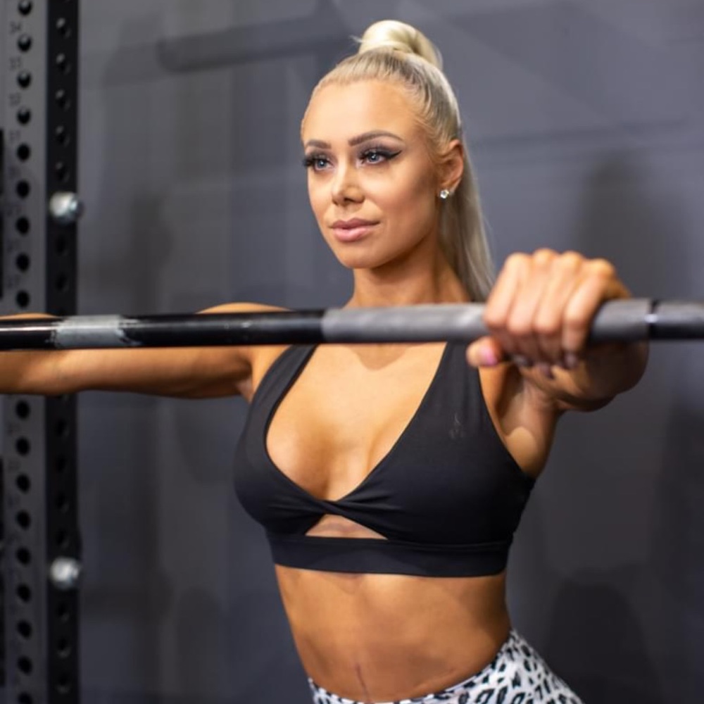 Ryderwear x Lauren Simpson Collab:Black Sports Bra